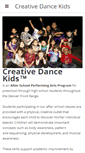 Mobile Screenshot of creativedancekids.com